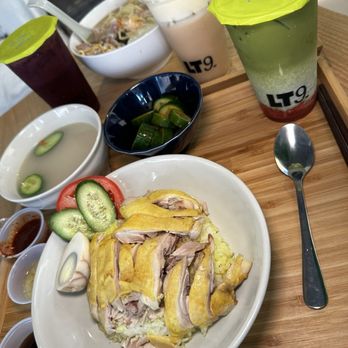 LT9 Tea Blends - Chicken rice, ruby brûlée milk tea - Bubble Tea Near Me - Pasadena, California