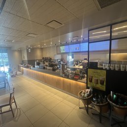 the inside of a coffee shop the inside of a coffee shop