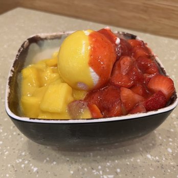 Meet Fresh - Mangoberry shaved ice - Desserts Near Me - Plano, Texas Meet Fresh - Mangoberry shaved ice - Desserts Near Me - Plano, Texas