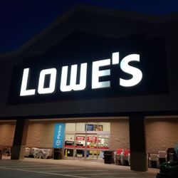 Lowe's Home Improvement - Lights at night