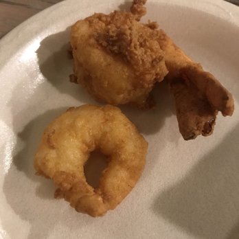 Kravers Seafood Mobile - Top fan tail Shrimp Bottom their popcorn shrimp!! - Seafood Near Me - Mobile, Alabama Kravers Seafood Mobile - Top fan tail Shrimp Bottom their popcorn shrimp!! - Seafood Near Me - Mobile, Alabama