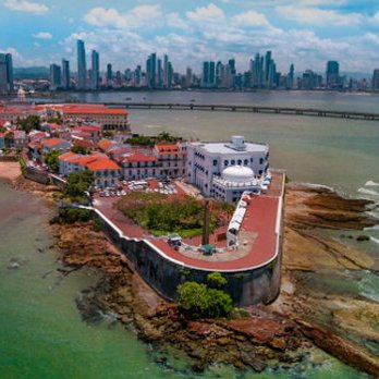 Panama City - Casco Antiguo on the foreground. - Local Flavor Near Me Panama City - Casco Antiguo on the foreground. - Local Flavor Near Me