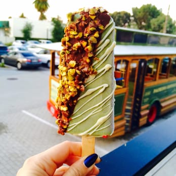 Popbar - Pistachio gelato pop - Desserts Near Me - Anaheim, California Popbar - Pistachio gelato pop - Desserts Near Me - Anaheim, California
