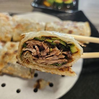 Bee Dumpling - Beef roll (sauce too sweet, over power everything) - Chinese Near Me - Austin, Texas