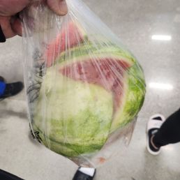 There's something wrong with this watermelon. The day we returned it, there were like 2 other people that had done the same.