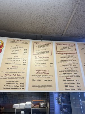Menu photo 6 Big Pop's BBQ and Grill Pacoima, CA