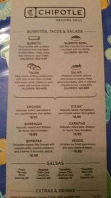 Menu photo 1 Chipotle Mexican Grill Toronto, ON