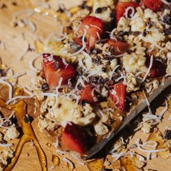 Café Tropics  - Strawberry & Almond Toast
