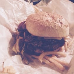 Getta Burger - A 'Getta Pig Out' burger.