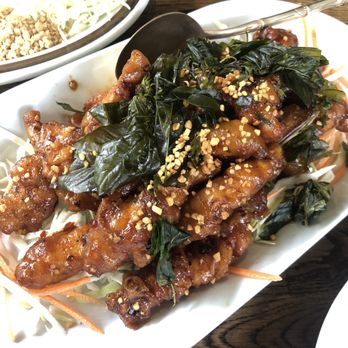 BMG Thai Asian Restaurant - Crispy Chicken Basil - Thai Near Me - Mill Creek, Washington BMG Thai Asian Restaurant - Crispy Chicken Basil - Thai Near Me - Mill Creek, Washington