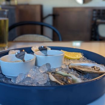 Brine Oyster House - a platter of oysters on ice - Seafood Near Me - Grosse Pointe Park, Michigan