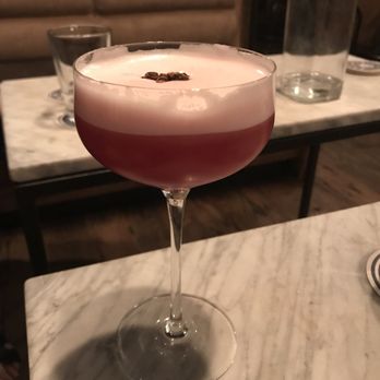Valkyrie - The Jaybird- Bols Genever, Old Tom Gin, Castell de Sant Pau Cava, Spiced Blueberry, Habanero Hibiscus, Lemon, Egg White - Cocktail Bars Near Me - Tulsa, Oklahoma Valkyrie - The Jaybird- Bols Genever, Old Tom Gin, Castell de Sant Pau Cava, Spiced Blueberry, Habanero Hibiscus, Lemon, Egg White - Cocktail Bars Near Me - Tulsa, Oklahoma