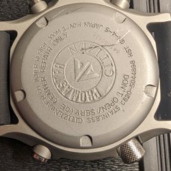 Keegan's Norwood Jewelers - caseback scratch
