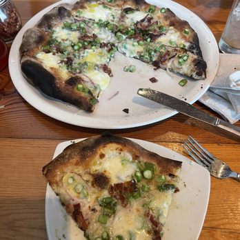 Pizzeria Toro - Asparagus and prosciutto pizza - Pizza Near Me - Durham, North Carolina Pizzeria Toro - Asparagus and prosciutto pizza - Pizza Near Me - Durham, North Carolina