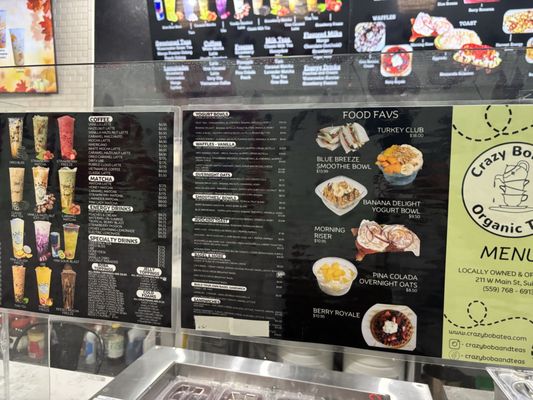 Menu photo 7 Crazy Boba & Organic Teas Visalia, CA Menu photo 7 Crazy Boba & Organic Teas Visalia, CA