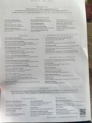 Menu photo 1 The Salisbury Arms Edinburgh, EDH Menu photo 1 The Salisbury Arms Edinburgh, EDH