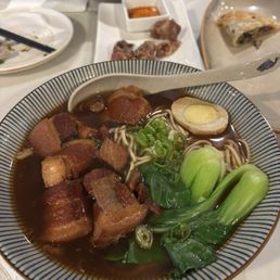 house pork belly noodle soup
