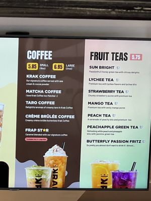 Menu photo 2 Krak Boba Chico, CA
