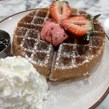 Board and Drink - Sugar waffle with berry butter - Breakfast & Brunch Near Me - San Francisco, California