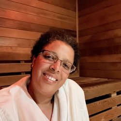 Balance Day Spa Greensboro - Chilling in the sauna