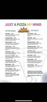 Menu photo 6 Just A Pizza My Mind Milton, WA Menu photo 6 Just A Pizza My Mind Milton, WA