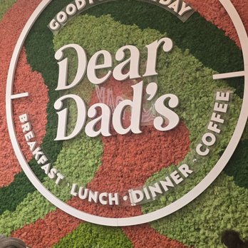 Dear Dad’s - Dear Dad sign in the main dining room - Salad Near Me - Greensboro, North Carolina Dear Dad’s - Dear Dad sign in the main dining room - Salad Near Me - Greensboro, North Carolina