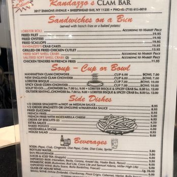 Randazzo's Clam Bar - Seafood Near Me - Brooklyn, New York Randazzo's Clam Bar - Seafood Near Me - Brooklyn, New York
