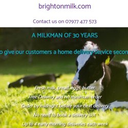 Brightonmilk - Wake up to a Fresh pint of milk