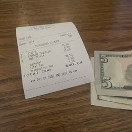 Save a few $ by paying cash