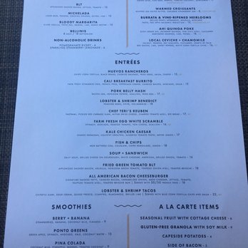 Chandler's Oceanfront Dining - Brunch menu. - New American Near Me - Carlsbad, California Chandler's Oceanfront Dining - Brunch menu. - New American Near Me - Carlsbad, California