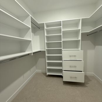 Shelves For Less - Master closet - Cabinetry Near Me - Henderson, Nevada