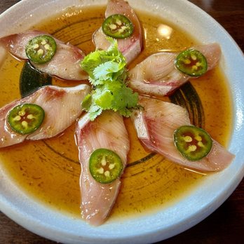 Yuka Sushi - Yellowtail Carpaccio - Sushi Bars Near Me - Cypress, California Yuka Sushi - Yellowtail Carpaccio - Sushi Bars Near Me - Cypress, California
