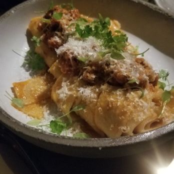 Knife & Spoon - Pappardelle bolognese - Seafood Near Me - Orlando, Florida Knife & Spoon - Pappardelle bolognese - Seafood Near Me - Orlando, Florida