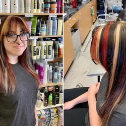 Color, Highlights, Red & Blonde!
Done by Sam