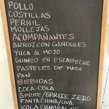 El Pollito Playero - Menu - Food Trucks Near Me - La Parguera, Puerto Rico