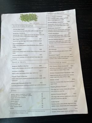 Menu photo 2 Spruce Cafe Seattle, WA Menu photo 2 Spruce Cafe Seattle, WA