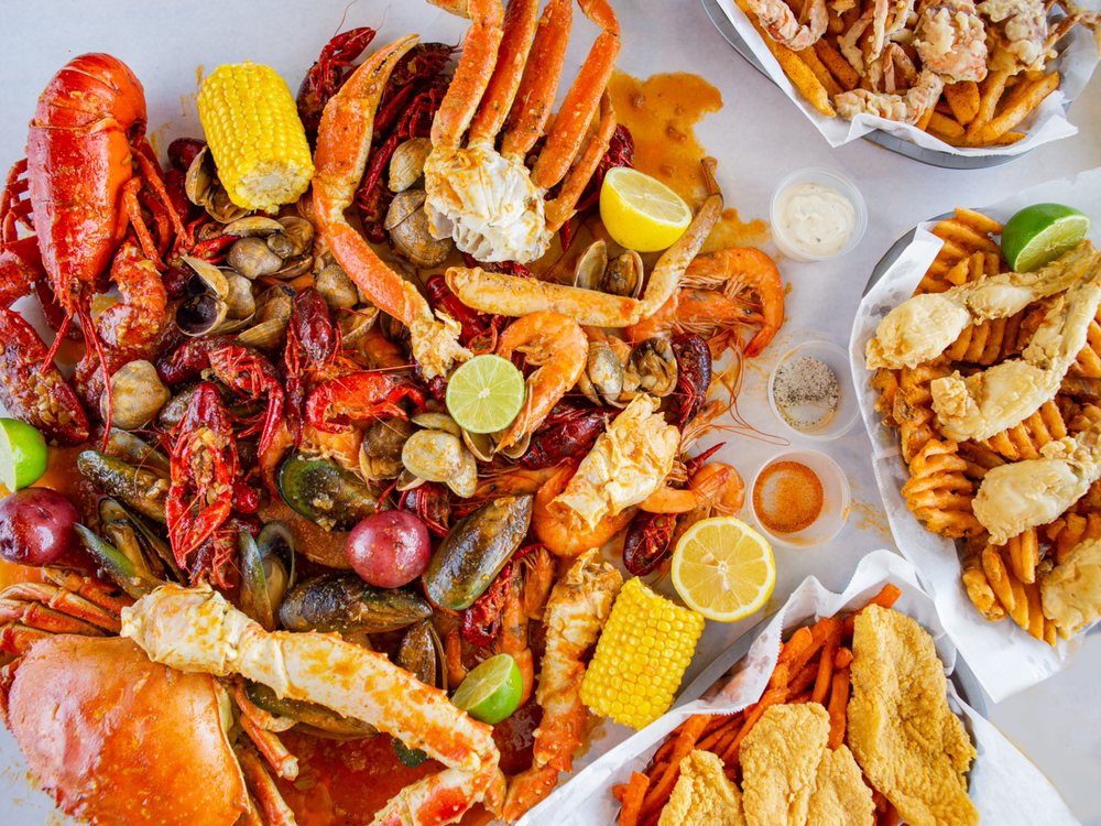 Seafood at Urban Crawfish Station in Las Vegas