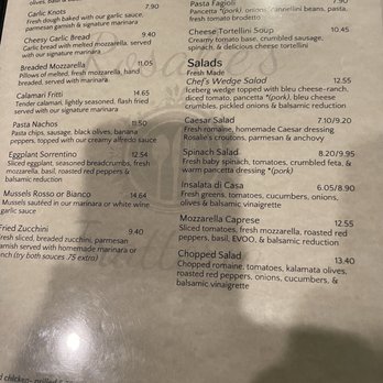 Rosalie's Trattoria - Menu - Italian Near Me - Wilmington, North Carolina Rosalie's Trattoria - Menu - Italian Near Me - Wilmington, North Carolina