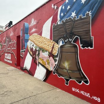 Johnny Longhots Steaks - Outside mural painting - Cheesesteaks Near Me - Wildwood, New Jersey Johnny Longhots Steaks - Outside mural painting - Cheesesteaks Near Me - Wildwood, New Jersey