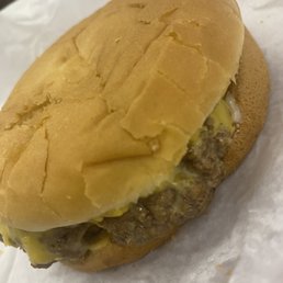 Small cheeseburger