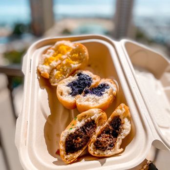 Honolulu Kitchen - mini manapua: lilikoi, ube & coffee - Chinese Near Me - Waipahu, Hawaii Honolulu Kitchen - mini manapua: lilikoi, ube & coffee - Chinese Near Me - Waipahu, Hawaii