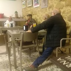 Cúbedo - Saturday night with the local pensioners.