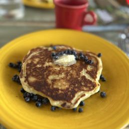 Blueberry pancakes