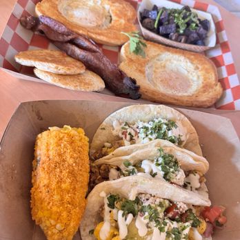 Katalina's - Breakfast tacos and eggs in a basket with over easy eggs - Breakfast & Brunch Near Me - Columbus, Ohio Katalina's - Breakfast tacos and eggs in a basket with over easy eggs - Breakfast & Brunch Near Me - Columbus, Ohio