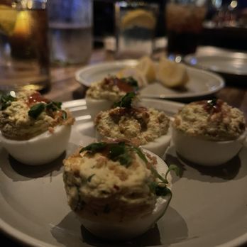 Whiskey Cake - Deviled Eggs - New American Near Me - Plano, Texas Whiskey Cake - Deviled Eggs - New American Near Me - Plano, Texas