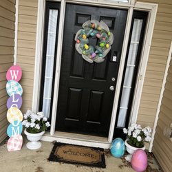 Michaels - My new welcome sign that the cashier helped me not get wet in the rain!