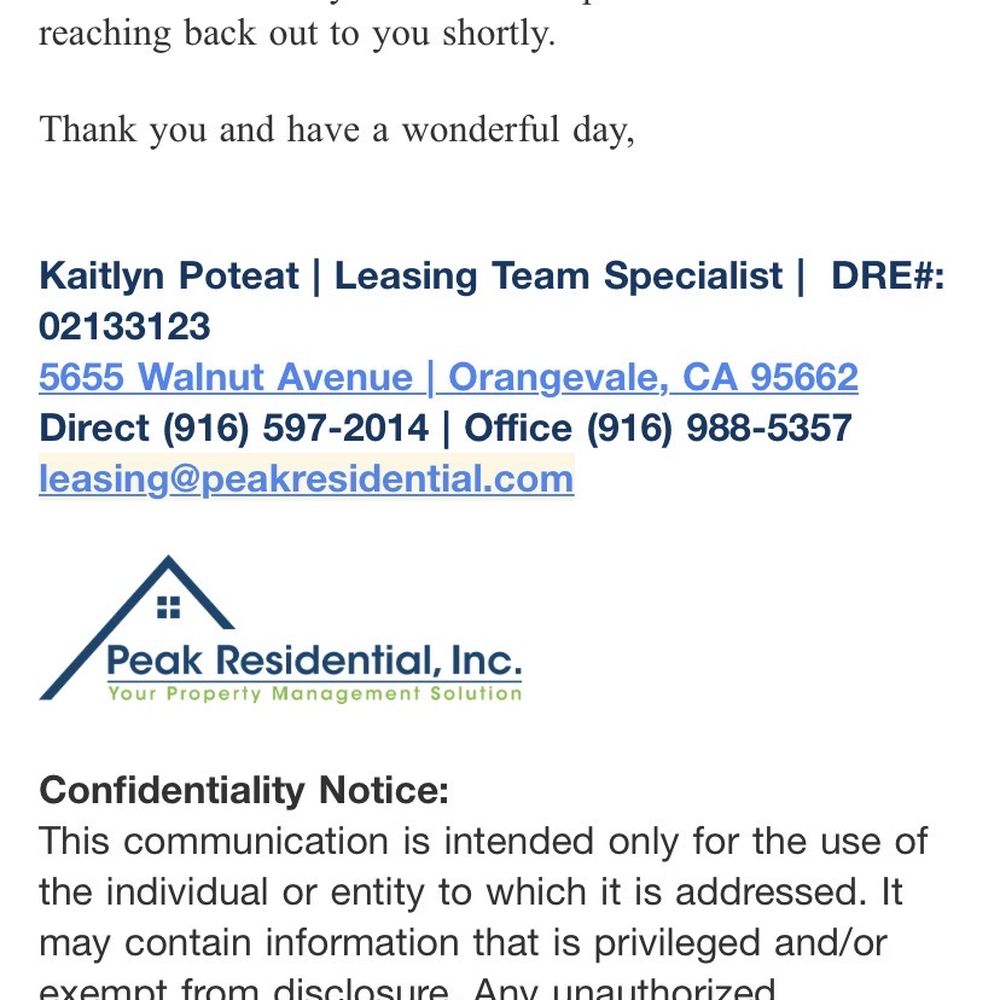 Peak Residential - This is your reply email from a transfer request. Step 1 - Property Management Near Me - Orangevale, California Peak Residential - This is your reply email from a transfer request. Step 1 - Property Management Near Me - Orangevale, California