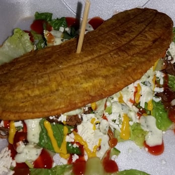 Budare Bistro - Patacon de carne...it was absolutely delicious - Venezuelan Near Me - Miami, Florida