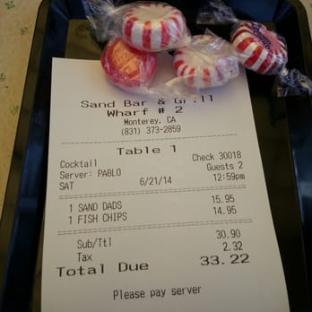 Sandbar & Grill - Sand dads lol - Seafood Near Me - Monterey, California Sandbar & Grill - Sand dads lol - Seafood Near Me - Monterey, California