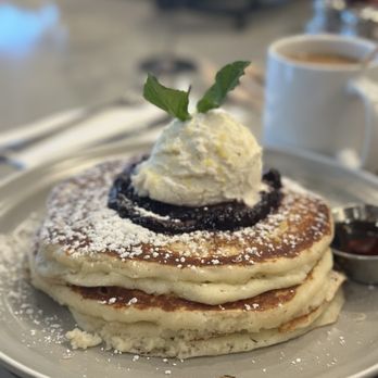 Poached Kitchen - Blueberry lemon ricotta pancake--came out piping hot off the griddle. Delicious!!! - Breakfast & Brunch Near Me - Irvine, California Poached Kitchen - Blueberry lemon ricotta pancake--came out piping hot off the griddle. Delicious!!! - Breakfast & Brunch Near Me - Irvine, California